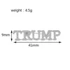 Trump Pins DIY Diamond Badge 2024 Trump Brooch