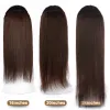 Extensões de cabelo snoilite clipe em extensões de cabelo humano 5 clipes peruca 1424 Polegada 75105g extensão natural grampo de cabelo grosso loiro