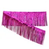 Party Decoration 2m Tassels Banner Glitter Fringe Pography Backdrop Weddding Event Stage Layout Birthday Festive DIY Artware