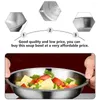 Dinnerware Sets Stainless Steel Plate Travel Roasting Pan Korean Traditional Bowl Kitchen Utensil