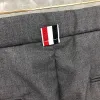 24FW Spring Hot Sale Men's Pants Fashion Märke Byxor för män Klassiska vanliga väver Solid Gold Buttons Formell bröllopsdräkt