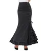 Mulheres midi y2k saia vitoriana retro cintura alta elegante temperamento steampunk estilo gótico fishtail roupas de festa 240321