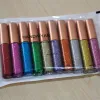 Eyeliner 10pcs/Set Shimmer Eyeliner Makeup Kosmetics Kolny lśniący brokat płynny płynny eyeliner