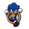 Peças de sapato acessórios peças de sapato acessórios encantos atacado memórias de infância jogo sonic cartoon clog pvc decoração fivela macia dhkjg