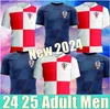 2024 2025 Nova Croácia MODRIC camisas de futebol seleção nacional MANDZUKIC PERISIC KALINIC 23 24 25 Croácia camisa de futebol KOVACIC