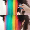 Colore 8 colori colori gesso per capelli donne ragazze pittura temporanea per capelli polvere tintura colorata portatile fai da te salone di bellezza strumenti per lo styling dei capelli