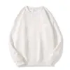 Soho Pullover-Sweatshirt mit Rundhalsausschnitt und silbernem 3D-Logo auf der Brust |Unisex-Sweatshirt mit entspannter Passform für Studio- und Street-Style |Yoga-Sweatshirt-Jogger-Outwear-Jacke