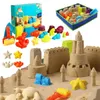 Sand Play Water Fun Children Indoor Play Sand Beach Toy Storage Bag Sand Shovel Tool Mold Set Starry Sky Sand Indoor Castle Beach Sandbox Toys New 240321