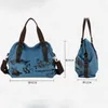 Shoulder Bags Vintage Graffiti Women Bag Canvas Handbag Female Ladies Tote Large Crossbody Sac A Main Bolsos Muje