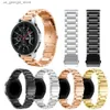 Bandes de montre 20 22mm bande à dégagement rapide pour Samsung GearS2 S3 sangles classiques pour sangles ordinaires bandes en acier inoxydable Y240321