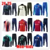 2024 Barcelona Tracksuits Adult boys' leisure training suit jogging TRACKSUIT GRIEZMANN F. DE JONG TRAINING SUIT jacket chandal futbol