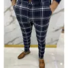 Mężczyźni swobodne spodnie formalne spodnie ołówku społecznego dla mężczyzn pracowników biurowych