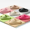 Slippers Slippers Sandalias Girl ome Sandals Summer Man Women Flip Flops Fasion Korean Beac ManS Pillow Slides Sports Bier Gourd H2403265HP1