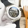 Mans orologi da 44 mm movimenti meccanici automatici orologi in gomma impermeabile per uomo montre regalo