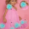 Fantasia Mooie Tule Prinses Zomerjurken Mouwloos Vakantie Kinderkleding Kinderfeestkostuum Babymeisjeskleding 240311