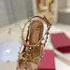 Элегантные сандалии дизайнерские женские женские каблуки для свадебной обуви