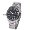 Montres poignet de luxe montre de créateur hommes d'affaires décontracté en acier inoxydable chronographe calendrier perpétuel montredelu 944