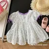 Mädchen Kleider 2024 Mädchen Sommer Blumen Kleid Baby Kinder Weichen Bequemen Prinzessin Geburtstag Kinder Kleidung Vestidos