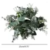 Candle Holders G6DA Imitation Plant Cup Stand Festival Wreath Elegant Wedding Rings For Table Centerpieces