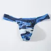 Sous-vêtements 3pcs hommes sexy bikini sous-vêtements homme maille camouflage jockstrap shorts slips lingerie slip AD311