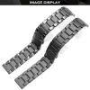 Bracelets 20mm 22mm 24mm bande en céramique pour Samsung Galaxy 3 montre 46mm 42mm Gear S3 bracelet actif 2 40 44mm montre intelligente bracelet en céramique