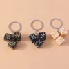 Porte-clés Aihua Acrylique Dés D6 Maths Calculs mathématiques Jouets portables DND RPG TRPG Jeux Accessoires Sac à main Pendentifs