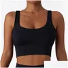 Bikinis Set Yoga Bra Fitness Women Sport Top Gym Sports Vest Kläder Crop Womens Active Sportswear Drop Delivery Outdoors Swimming Eq Otark