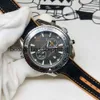 Chronograph SUPERCLONE Watch Watches Wrist Luxury Fashion Designer Automatic Mechanical Five Needle Orange Grey Fully Hw033 Mens