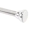 Shower Curtains No Punching Kitchen Cabinets Spring Loaded Curtain Rod Stainless Steel Door Pole