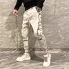 Calças masculinas calças jogger pista cinza impressão homem suor atlético esporte sweatpants itens na moda harajuku y2k