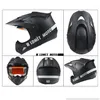 Casques de moto Casque tout-terrain Dot Motocross Professionnel Moto Racing Dirt Bike Fl Face Moto Helm Casco 3 Pcs Cadeau Drop Deliv Otlym