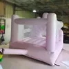 6x8ft wit Paars Springkasteel PVC Opblaasbaar springkasteel Indoor kinderen Springkussens Kinderen Springgebied En Glijbaan met blower gratis luchtschip