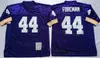 Fútbol retro 10 Fran Tarkenton Jersey Vintage 22 Paul Krause 28 Adrian Peterson 44 Chuck Foreman 56 Chris Doleman 80 Cris Carter 88 Alan Page 93 John Randle Equipo