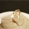 Europe Brand Gold Plated D Letter Ring High-quality Pearl Ring Vintage Charms Rings for Wedding Party Retro Luxury Jewelry Costume Jewel 6536