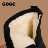 Stivali Gogc Winter Woman da uomo Stivali da trekking Accoppia Stivali da neve Plus Velvet Warm Stivali Stivali corti casual Stivali di cotone G9962