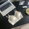 Reggiseni senza reggiseno che raccoglie una coppa d'angolo leggera e sottile cadente che puoi tenerla su bellissimi anti-eets triangolari