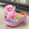 Sandalen 2022 Vrouwen Sandalen Slippers Flower Kleurrijk Zomerplatform Bath Slippers Wedge Beach Flip Flops Hoge Heel Slippers Schoenen schoenen