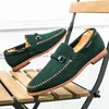 Casual schoenen Designer Luxe heren trouwjurk Loafers Merk Zakelijk Mocassin Leer Ademend Lichtgewicht Houten wortelbasis