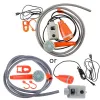 Outils USB voiture rechargeable électrique bain douche pompe à eau pour camping en plein air voyage