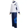 Cosplay Anime Costumes Blue Lock Reo Nagi Bachira Isagi Chigiri Cosplay Come Zip Sweatshirt Tracksuit Sweatshirt Hoodie Halloween Carnival Clothingc24321
