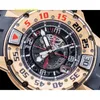 Diamond Sports Wrist Watch RM Wristwatch RM028 Automatic Diver Rose Gold WITH BOX AND PAPERS