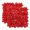 Decorative Flowers 2pcs 38x38cm Artificial Wall Panel 3D Flower Backdrop Faux Roses For Party Wedding Bridal Decoration