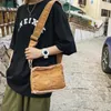 Borse a tracolla Borse in stoffa da donna in tela Borsa tote femminile letteraria vintage Casual Semplice cinturino regolabile Personalità per lo sport all'aria aperta