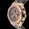 Celebrity Na rękawe Zegarek na nadgarstek AP Royal Oak Offshore 18K Rose Gold Automatyczne mechaniczne męskie zegarek 26470or Sinone Hand Luksusowy zegarek 26470or Oo A002CR.01