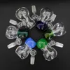 Burner Pipes 14mm 18mm Male and Female Heady Skull Glass Pipe Mini Pipe Oil Burner Pyrex Heady Glass Smoking Pipes SW102