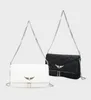 Metallketten-Umhängetaschen Designer Wings Diamond-Eisen-Frau Handtasche