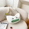 Evening Bags Women Sausage Mouth Plush Doll Shoulder Bag 2024 Cartoon Cute Crossbody Female Personality Mobile Phone