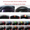 Steering Wheel Covers Non-Slip DIY Car Cover PU Leather Wrap Accessories For Geely EMGRAND EC7 EC715 EC718