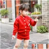 Cardigan Ins Enfants Pâques Printemps Floral Lapin Broderie Pull Outwear Pour Filles Dessin Animé Lapin Vêtements Enfants Tricotés Shorts Z0089 Otgnp