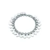 Corazón Muchos corazones de amor Pulsera Joyería 16-21 cm 100% Sier Boda Mujer Pulsera Joyería Diseñador para mujeres con caja